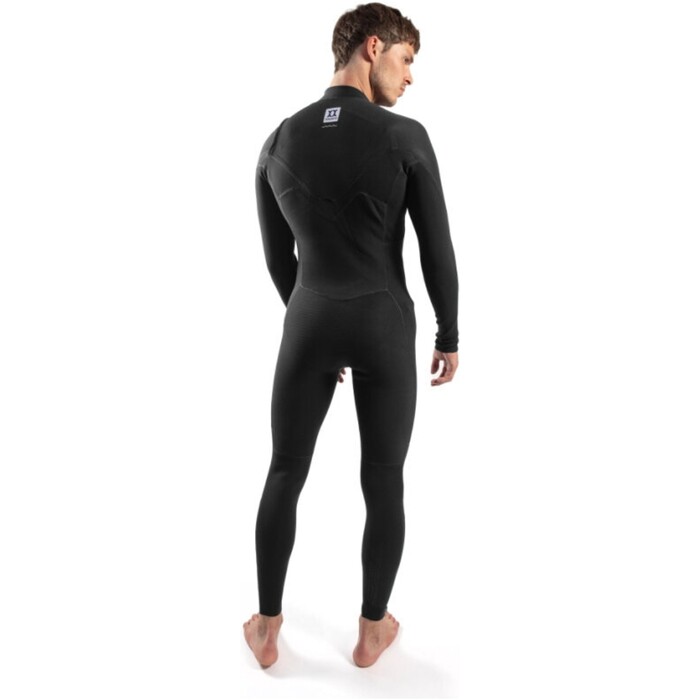 2024 Gul Mens Y39 Yamamoto 3/2mm Chest Zip Wetsuit YM1201-C1 - Black / Ripstop